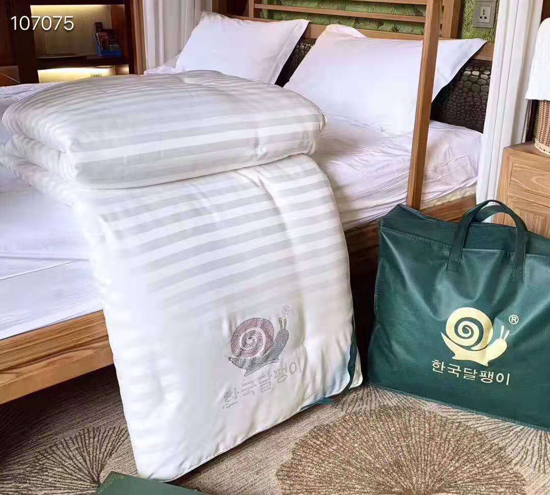 微商爆款韩国五星级酒店蜗牛蚕丝被保暖桑蚕丝被子支持团购可代发|ru
