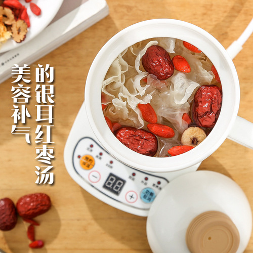 110V health cup electric stew cup office small electric stew cup mini ceramic fully automatic dormitory stew pot