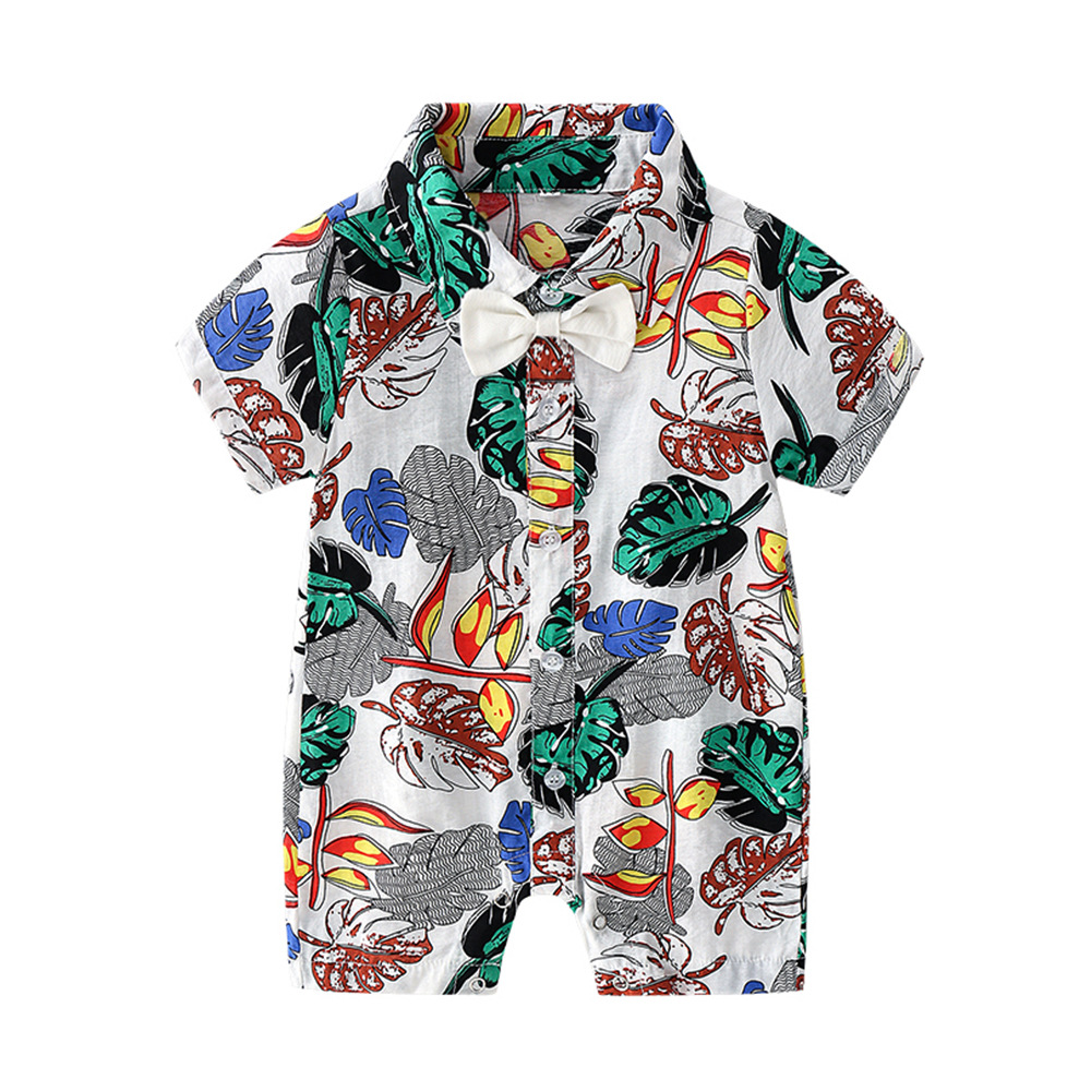 baby boy hawaiian romper