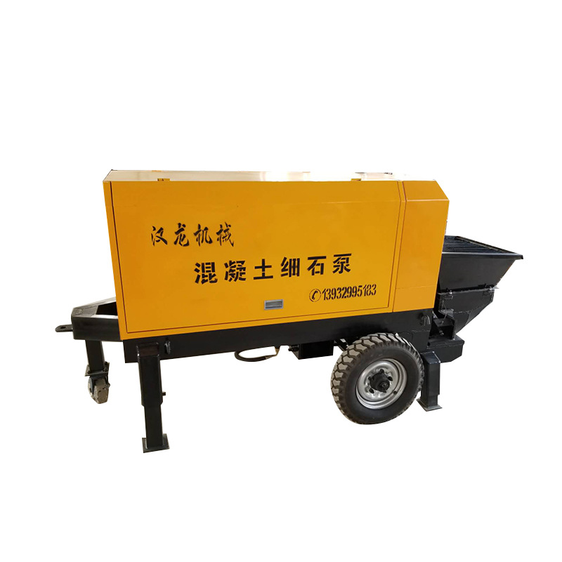 建筑工地混凝土细石泵 二次构造柱泵 小型细石砂浆输送泵
