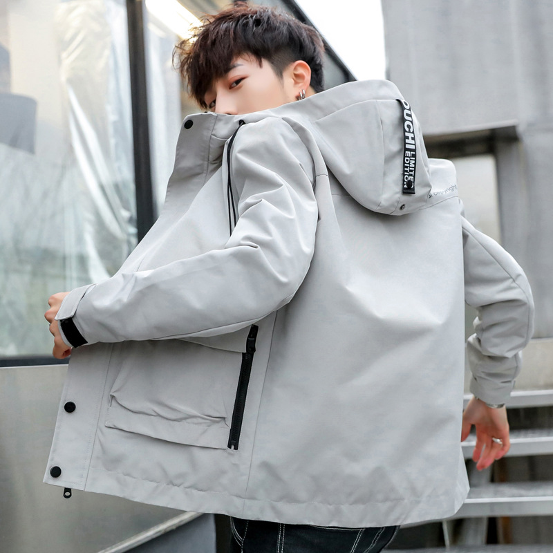 2019 Spring and autumn season new pattern leisure time man Jacket Easy Chaopai fashion young students Versatile handsome coat