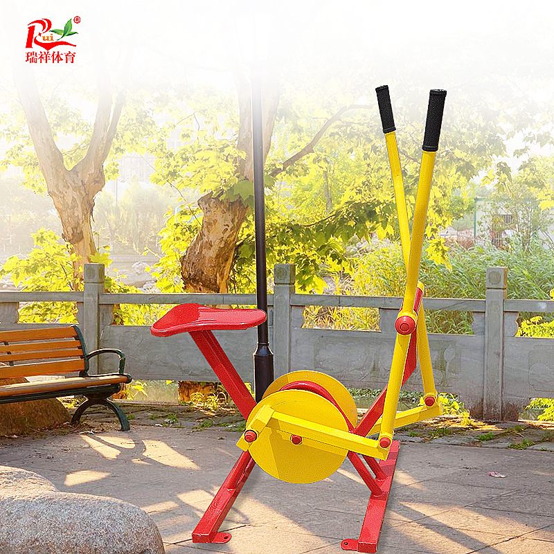 supply Ruixiang Sports Equipment Park Residential quarters Fitness Path outdoor Bodybuilding equipment linkage Exercise Bike