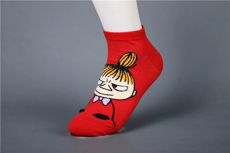 Anime Women Socks Snufkin Sock Figure Print Little My Hippo Cute Funny Cotton Absorb Sweat Breathable Comfort Calcetines Mujer comfort women socks