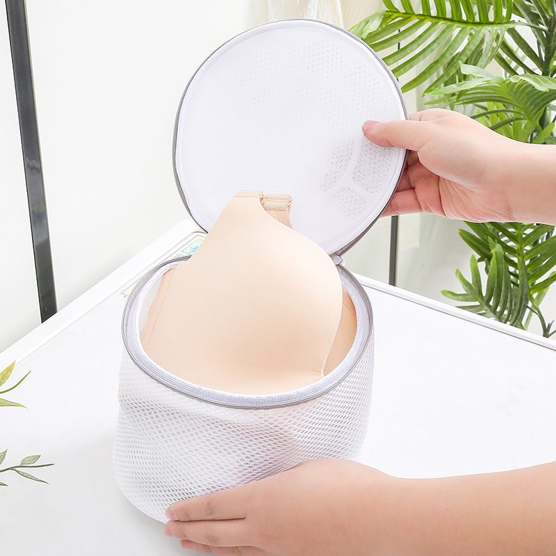 Yihang japonés y coreano ropa interior engrosada máquina bolsa de lavado bolsa de ropa interior bolsa de lavado sándwich bolsa de sujetador fábrica al por mayor