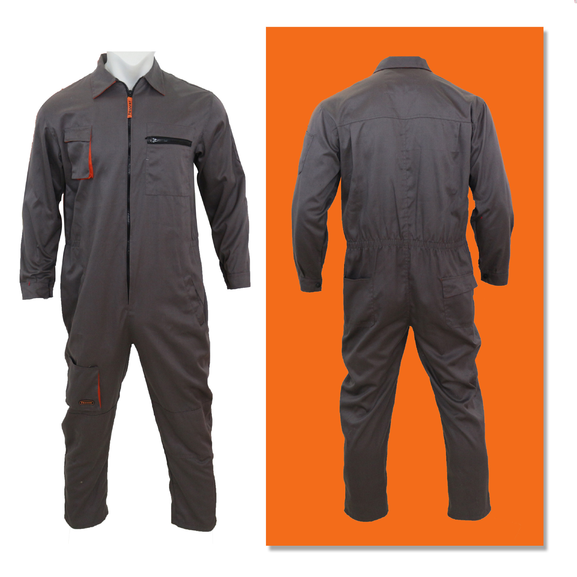 劳保 PRO-AW602#工作服长袖 工人连体服涤棉连体服车间工厂工作带