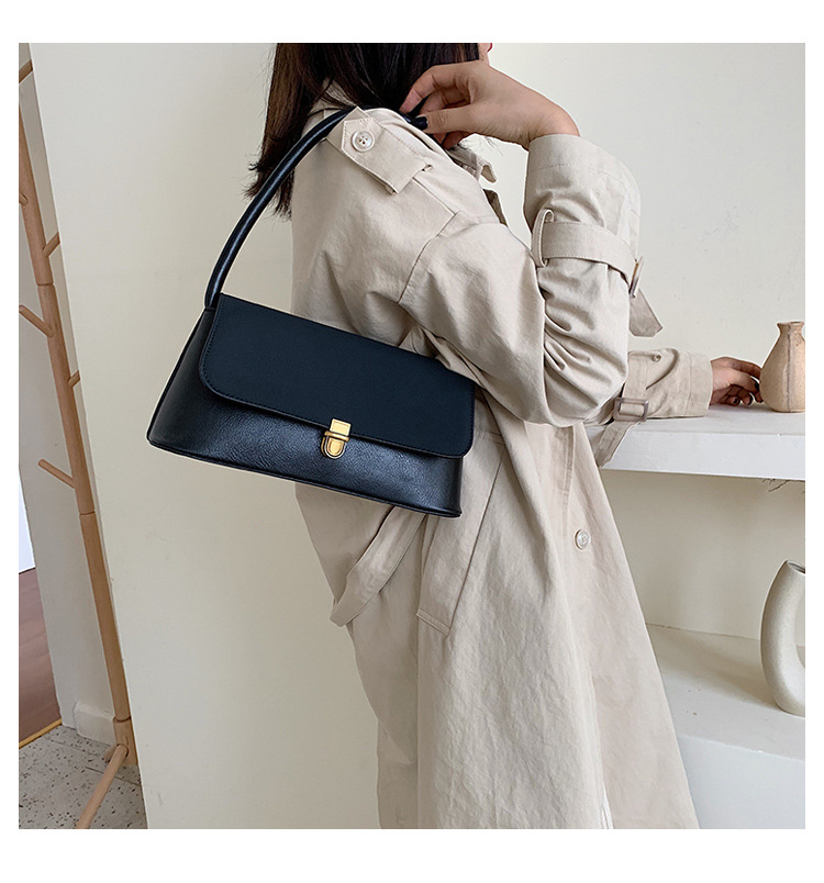 Großhandel grenzüberschreitende 2024 neue Nischendesign-Tasche Retro-Achseltasche Ins Damen-Umhängetasche Handtasche Damentasche_voghion.com