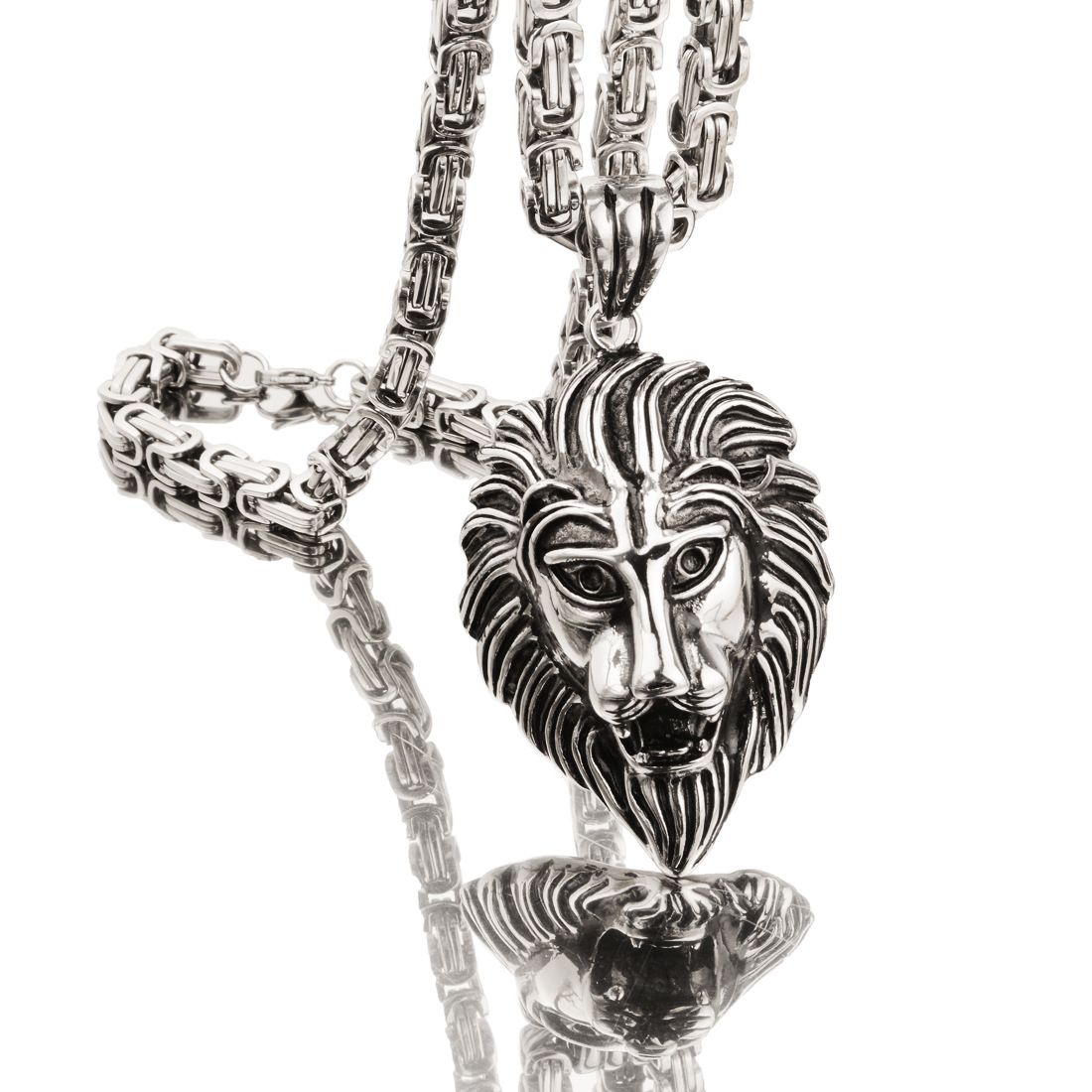 Big pendant stainless steel