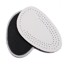 Cowhide forefoot half pad, anti-odor and anti-slip half size pad, special leather forefoot half size pad for shoe store