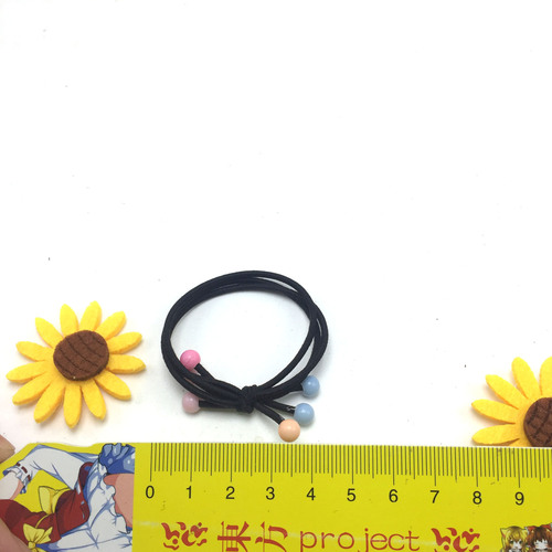 Korean red cherry hair rope headdress, small fresh forest hair tie for women, simple adult 2 yuan store head rope batch