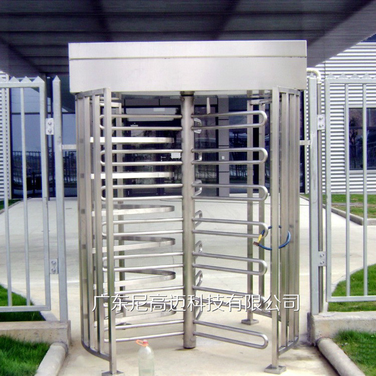 佛山不锈钢旋转辊闸厂家-工厂车站手动封闭式安全转闸 单向通行