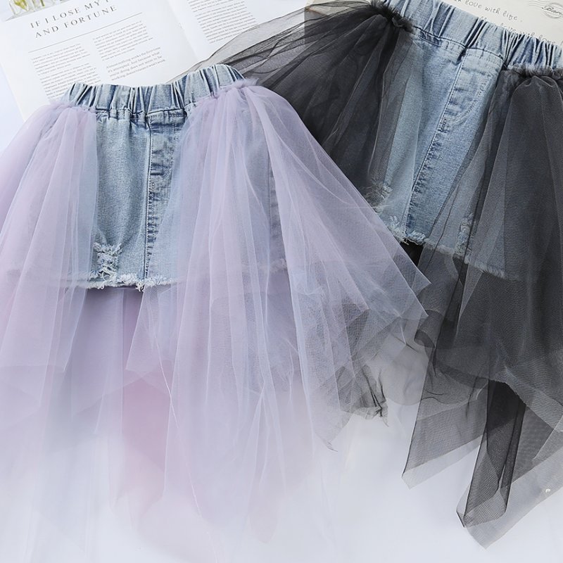 tutu jean skirt