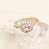 Diamond wedding ring, jewelry, zirconium, ring with stone, accessory, Korean style, wholesale