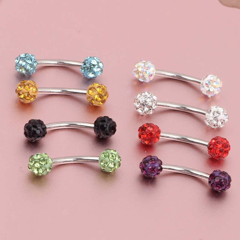 Labret piercing jewelry detail image