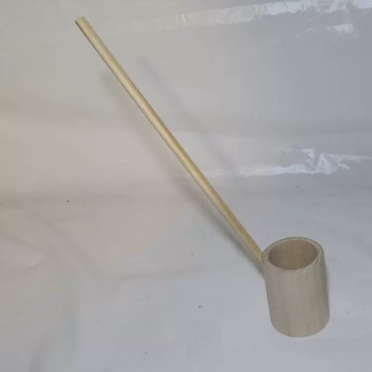 [木质日式酒勺 圆形手柄斟酒勺 禾木酒勺wooden Japan wine spoon]