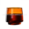 Amber coffee cup with glass, creative gift