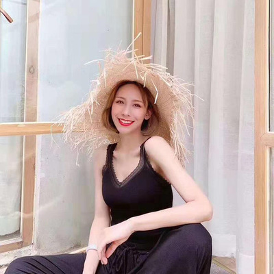 UV毛圈背心聚熱保暖打底上衣V領蕾絲肩帶2019秋冬新款微商爆款