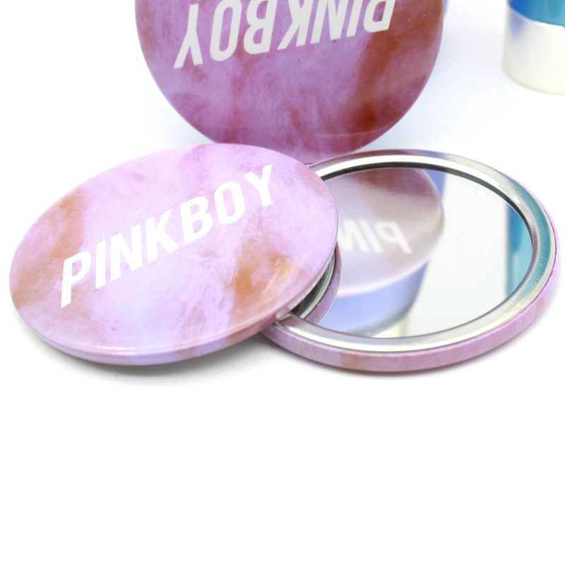 Поставка подарочных зеркал жести рекламное зеркало изысканные женские зеркала для макияжа