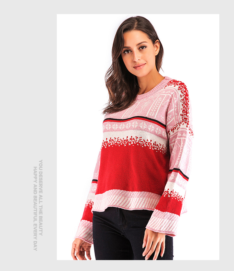 autumn and winter new casual long-sleeved knitted sweater  NSJR23053