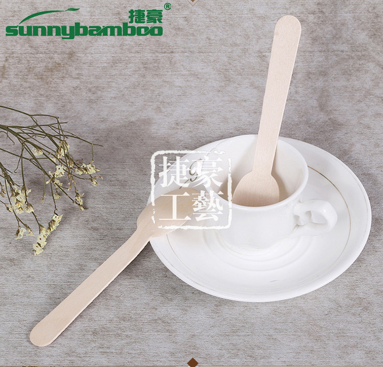 New high-quality disposable knives, forks and spoons, food-grade multi-purpose disposable tableware, portable wooden knives, forks and spoons for travel detail image 10