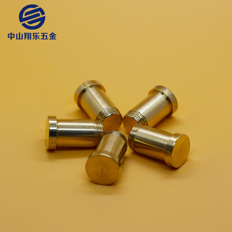 2019新款大门锁插芯锁铜锁胆自动车削件来图加工锁具锁芯配件加工