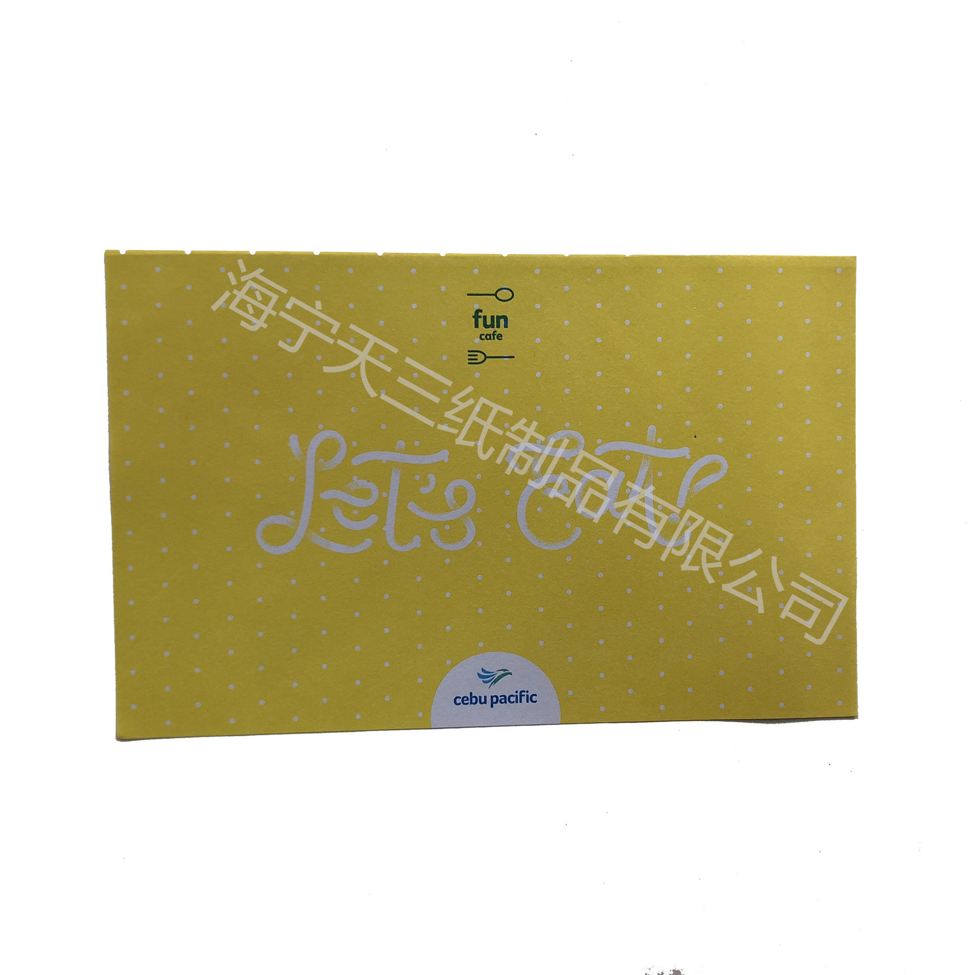 餐垫纸 托盘垫纸 彩色航空托盘垫纸 一次性垫纸