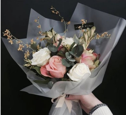 包花纸 半透明包觧花材料 420*300激光打印膜 一包400张包装纸