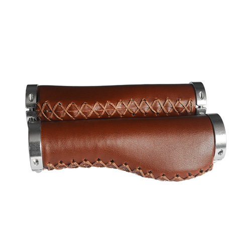 Bicycle leather deformation handlebar mountain bike retro bike lockable handlebar cover non-slip PU leather folding rider sewn handlebar cover