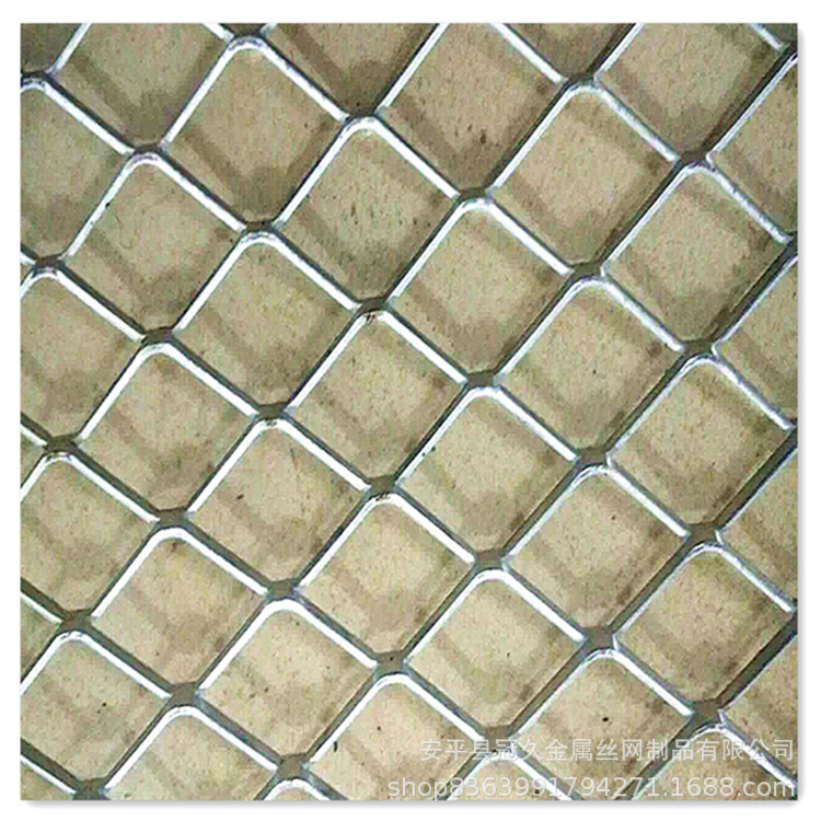 安平钢板网菱形铝板网金属装饰拉伸网工厂建筑铝板拉伸网量大从优