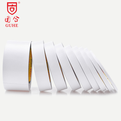 Strong sticky cotton paper double-sided tape wholesale office stationery handmade double-sided tape hand-tearable thin high-stick cotton paper double-sided tape