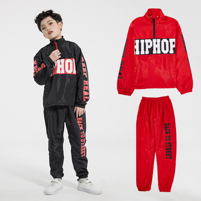 Street dance for children clothing Boy hiphop Children's Dance costume Costume girl Hip-Hop Kit