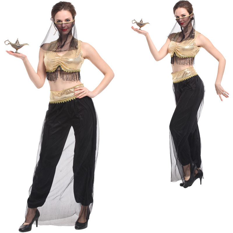 万圣节cosplay服装成人性感肚皮舞演出服女款W-0207埃及皇后服