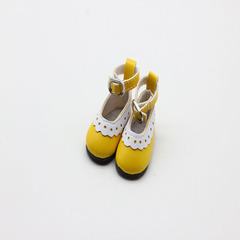 20CM娃鞋明星公仔系帶小皮鞋6分bjd娃娃玩偶玩具鞋子5CM小鞋子