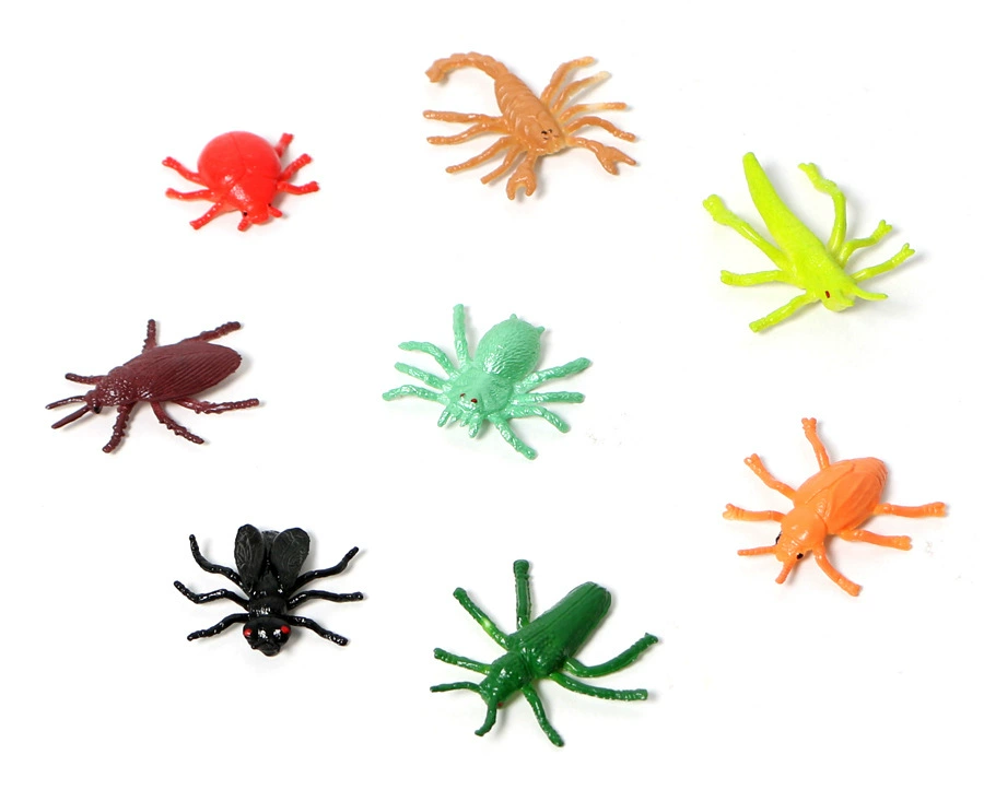 Realistic mold plastic, toy from soft rubber, doll, spider, scorpion