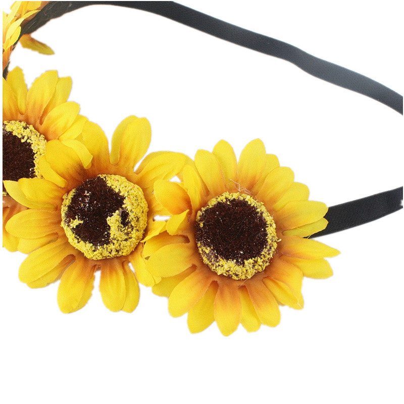 Pastoral Flower Daisy Cloth Hair Band display picture 3