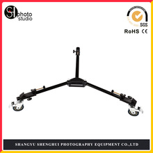 厂家直销摄影器材金属带滚轮灯架脚轮摄影灯架重型闪光灯影视灯架