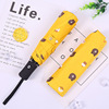 Automatic umbrella, sun protection cream solar-powered, new collection, with little bears, fully automatic, UF-protection