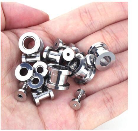 36-Piece Stainless Steel Cone Auricle Piercing Jewelry Set, Pointed Cone Earrings for Men Women detail image 11