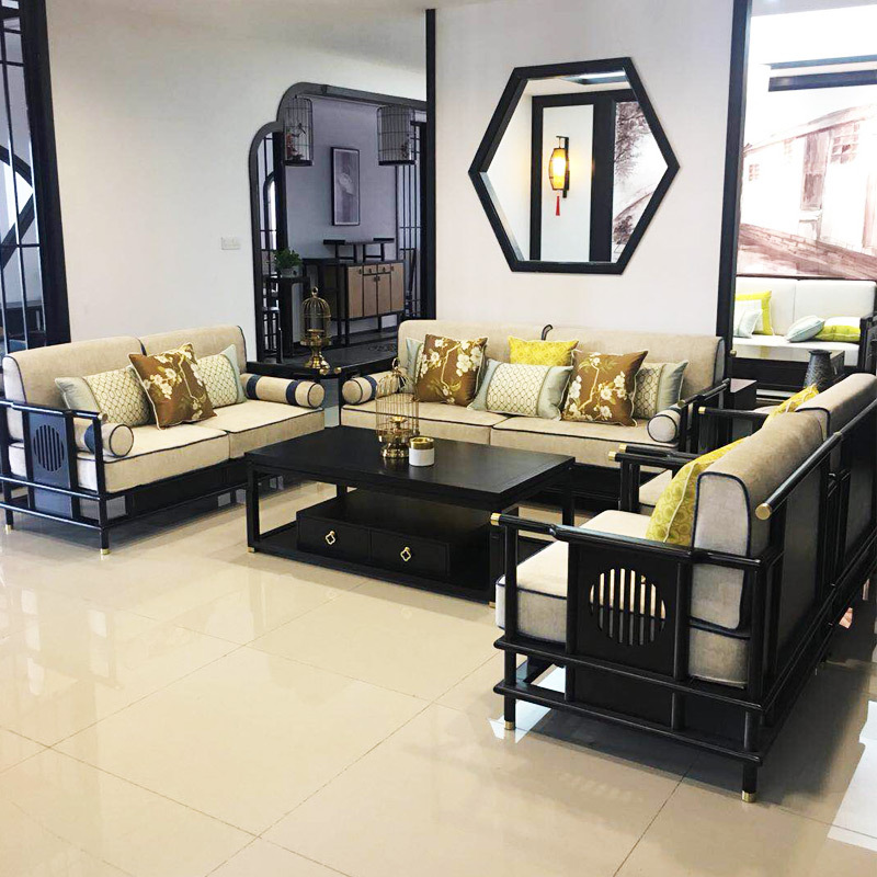 新中式沙发  新中式家具定制  工厂直销|ms