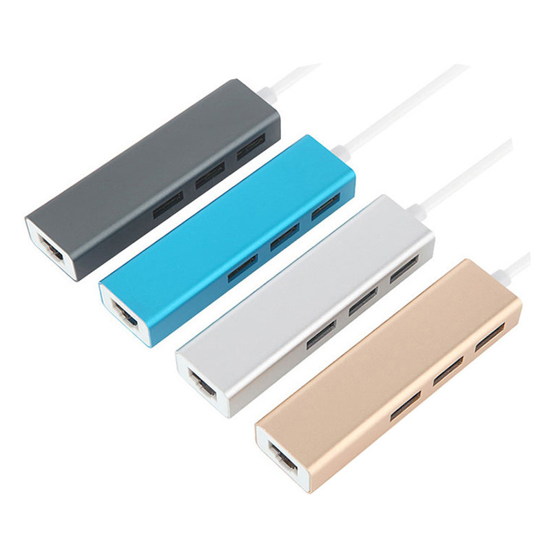 USB TO RJ45 LAN gigabit network card USB network cable interface converter with 3 ports 3.0 high-speed HUB extension