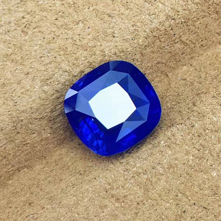 精美彩宝裸石戒面批发代发 CGL2.84ct斯里兰卡天然皇家蓝蓝宝石