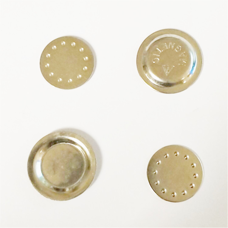 五金强磁铁配件胸卡 金属圆形磁性胸牌磁扣 塑料吸铁石标牌