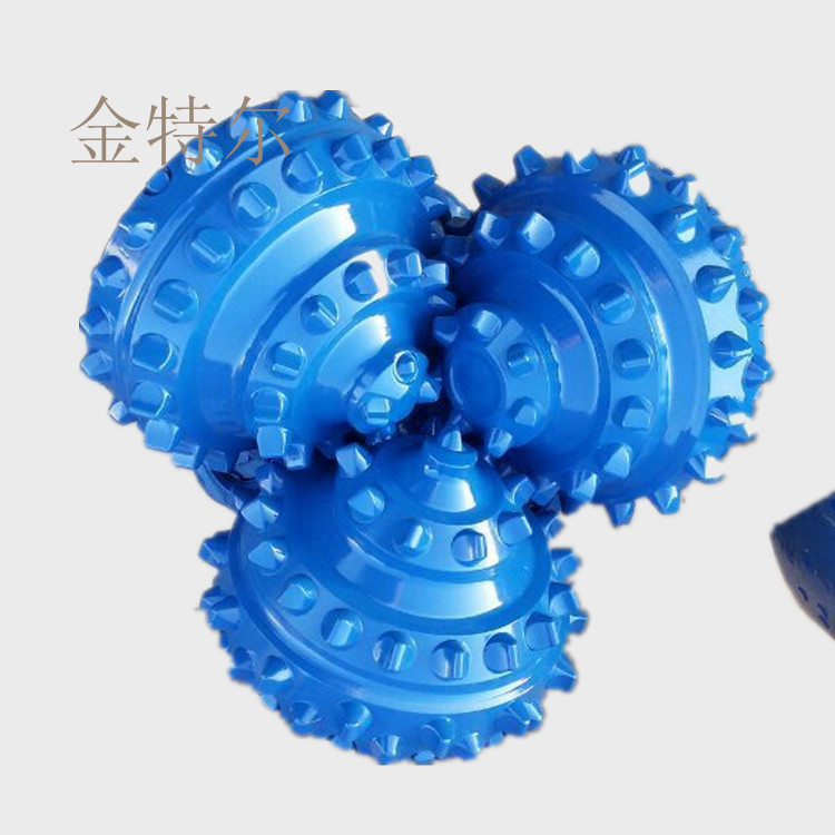 厂家批发江汉牙轮钻头 金属密封球齿牙轮钻头 鹅卵石地层用钻头