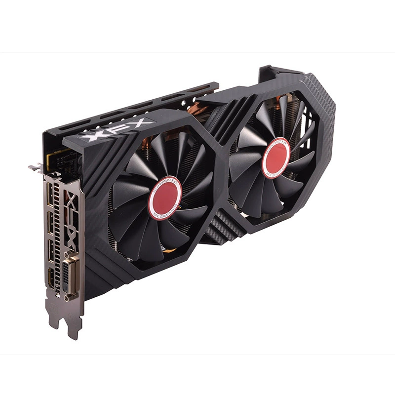 Видеокарта XFX RX580 8G Black Wolf Edition, GDDR5 8 ГБ, для настольных игр AMD