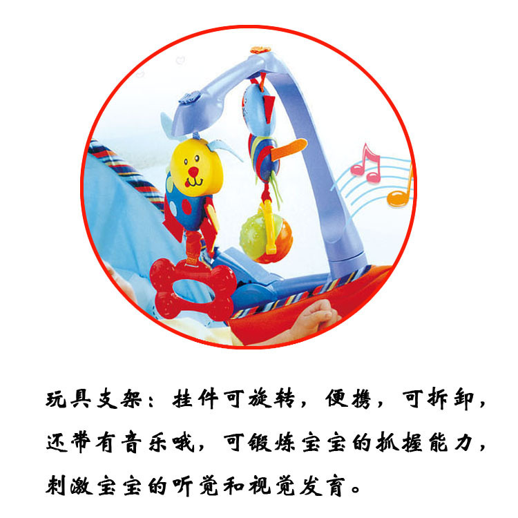跨境批发宝宝多功能电动摇椅 婴儿音乐安抚椅 儿童振动摇椅详情图6