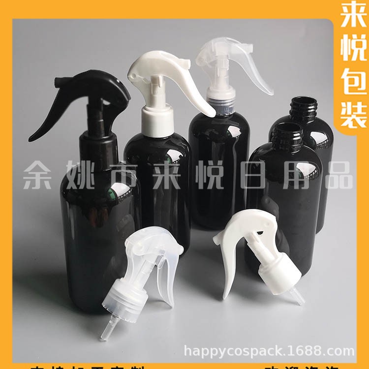 250ml透明小老鼠喷壶美妆喷瓶浇花瓶250ml矮胖手压喷雾瓶