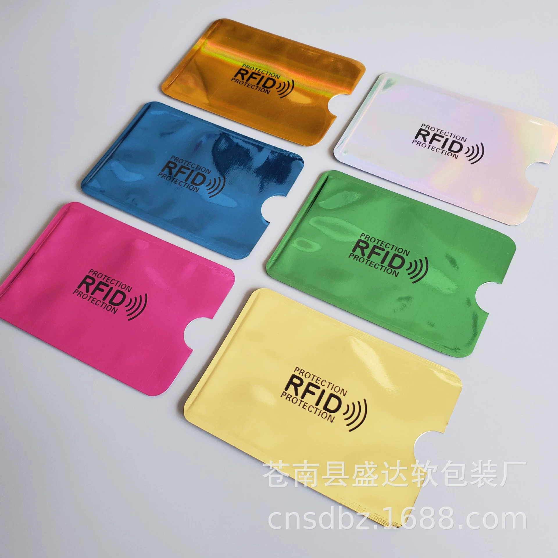 Анти‑магнитный держатель карты RFID, алюминиевый защитный чехол, блокировка RFID, 6.3×9.1 см, легковесный
