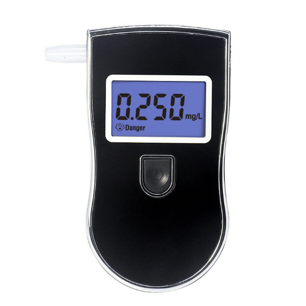 AT-818 Portable hold Breathing Alcohol Tester Drunk driving Blowing Blue light alcohol Tester