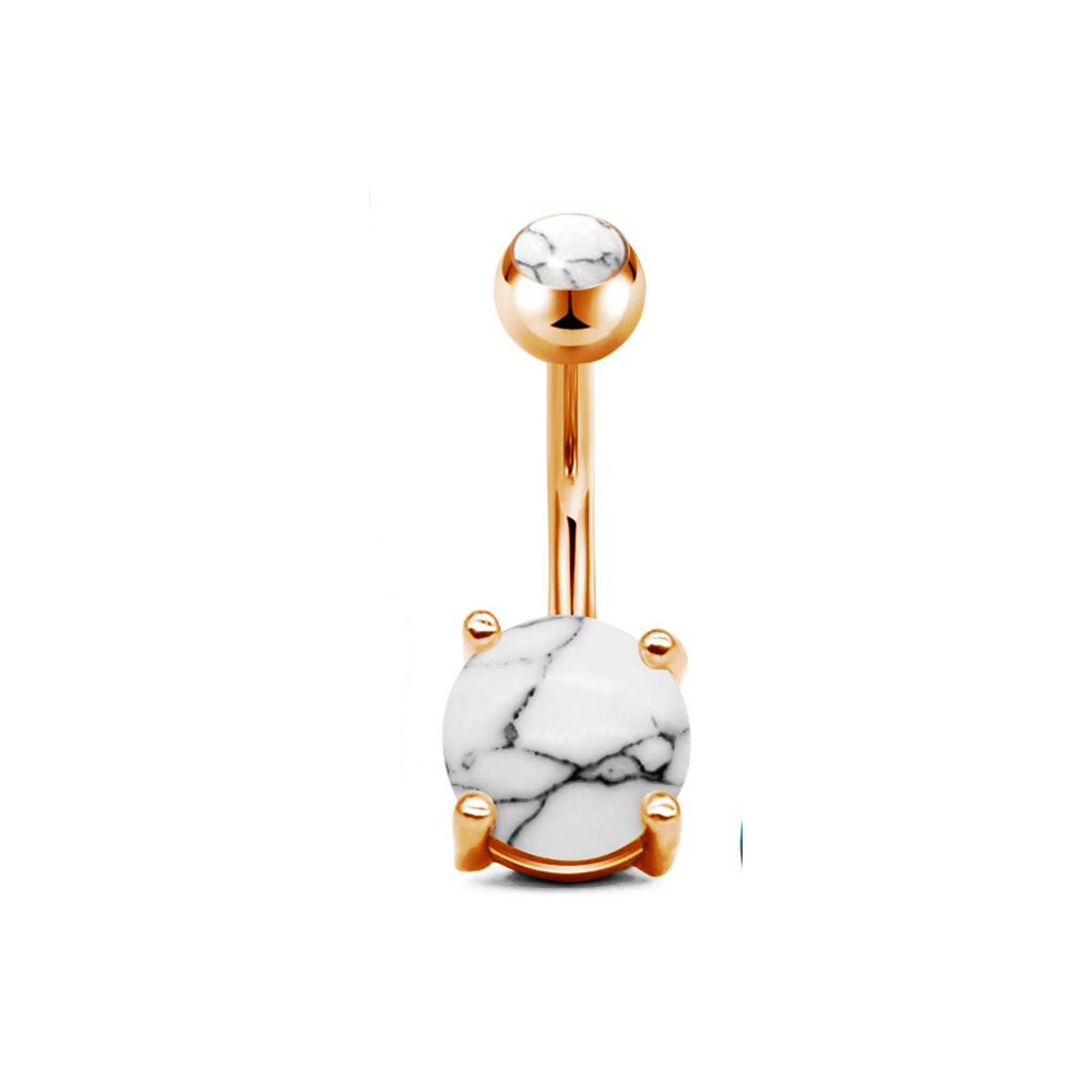 10-Piece Zircon Navel Ring Set Stainless Steel Belly Button Jewelry Dangle detail image 13