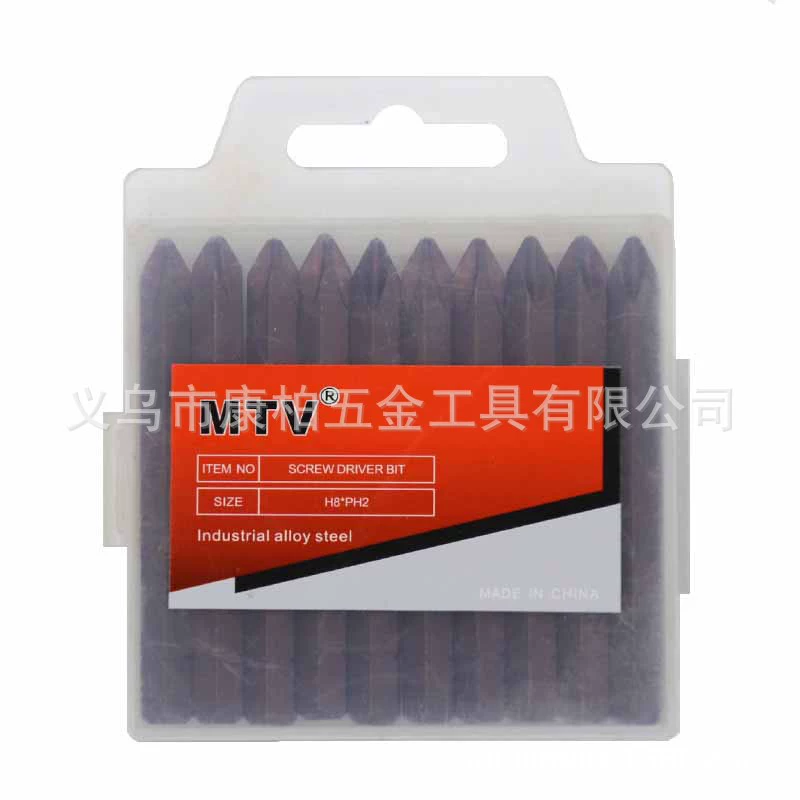 Прямая поставка с завода легированная сталь PH2 Красный промышленный класс шестиугольный Отбойник Пневматическая отвертка Phillips ветровая головка