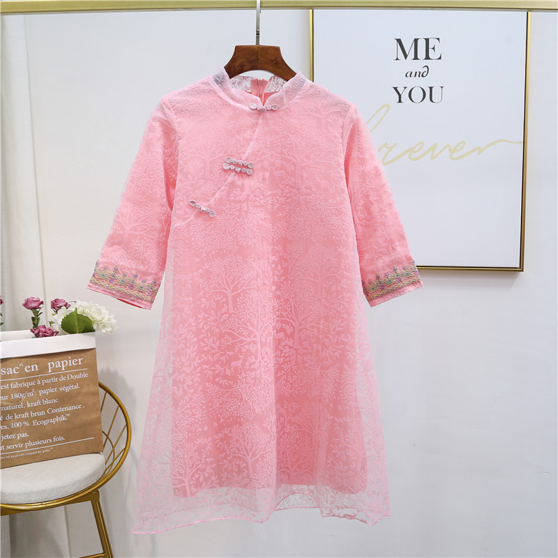 Robe femme LOVEVI en De la soie - Ref 3327367 Image 44